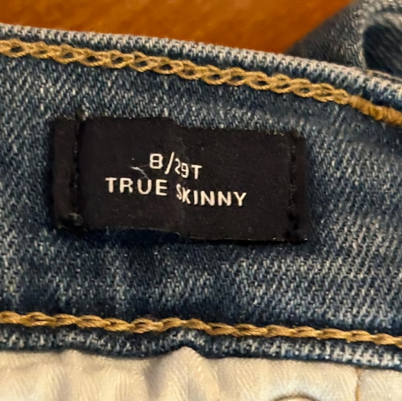 GAP Distressed 5-Button Jeans - Picture 3 of 4